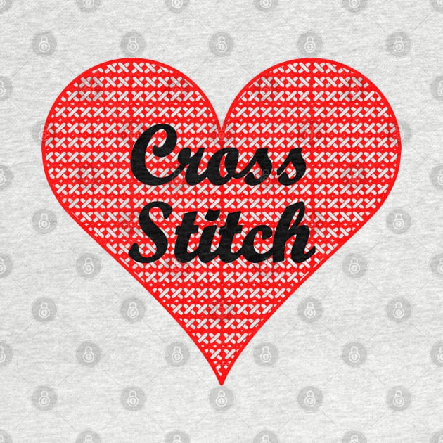 Cross Stitch Heart by Barthol Graphics